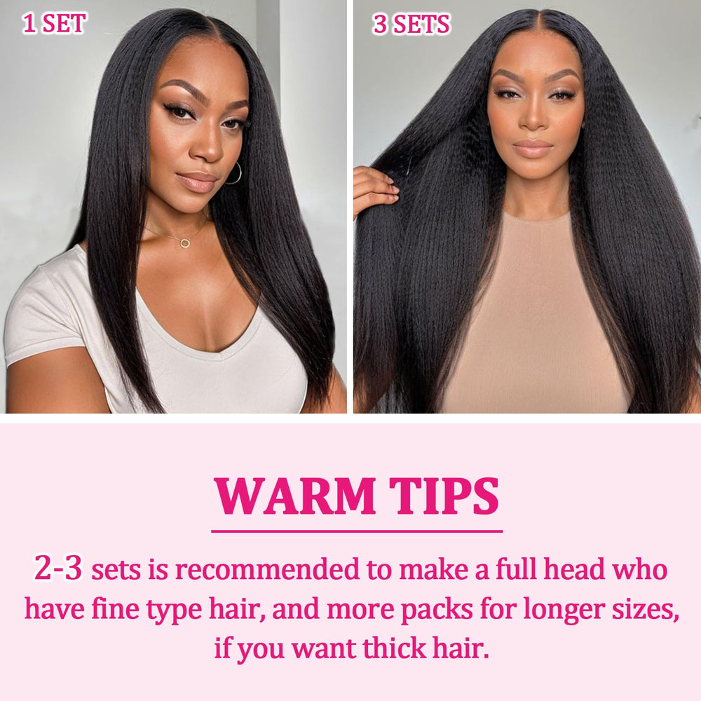 FZV clip-ins heat-styling ready up to 150°C