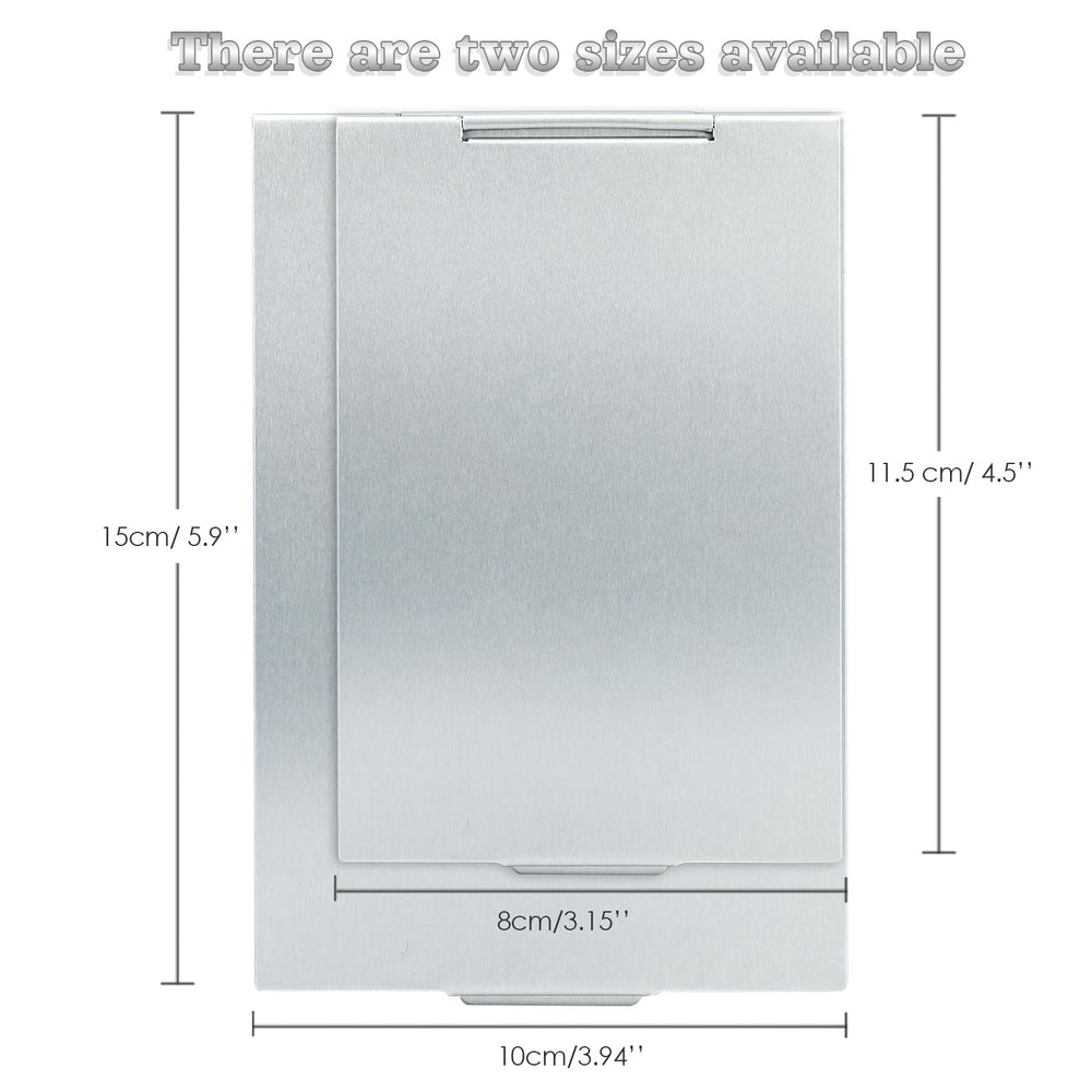 G2PLUS aluminum-shell travel mirror highlights anti-rust durability on trips