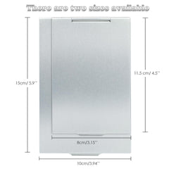 G2PLUS aluminum-shell travel mirror highlights anti-rust durability on trips