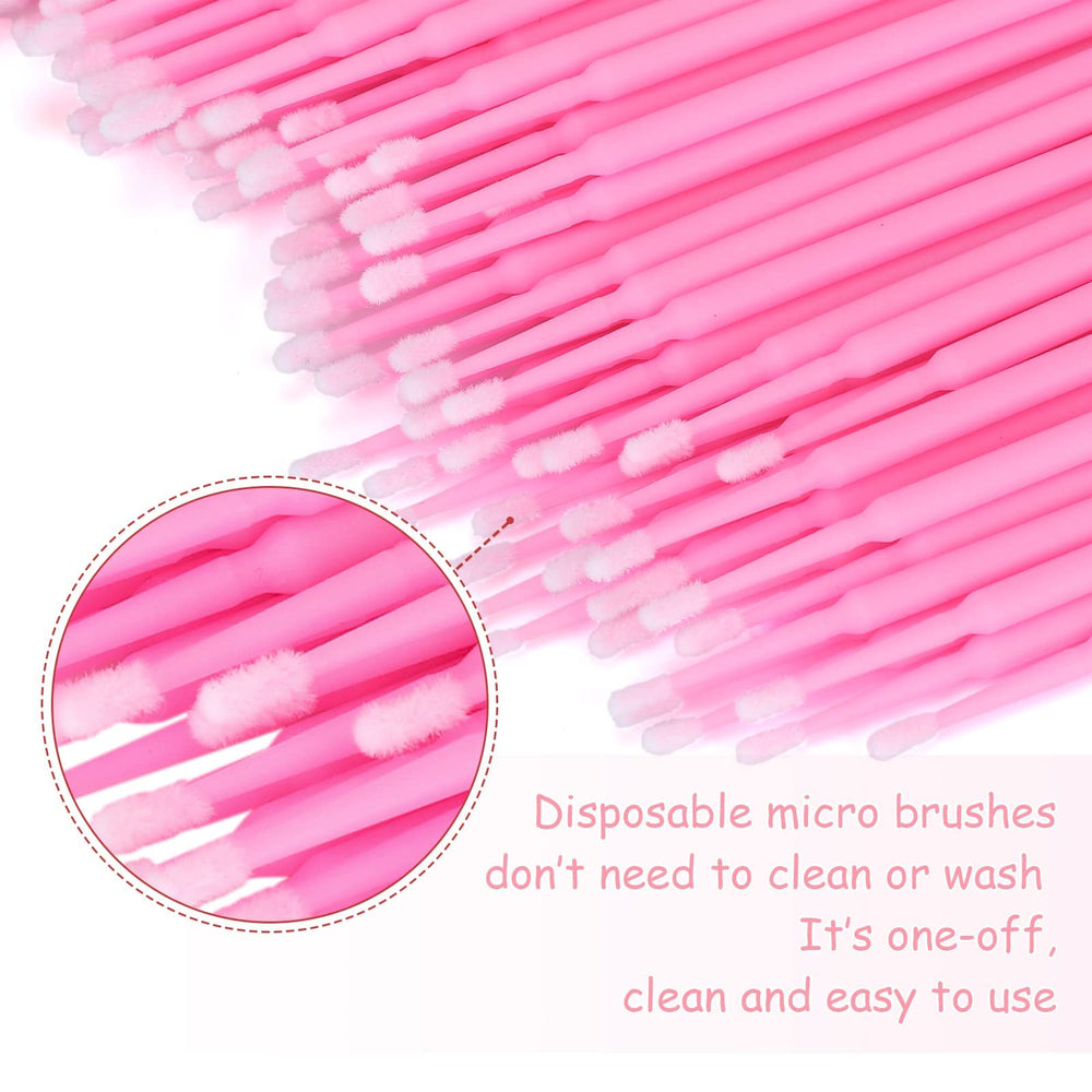 G2PLUS Micro Swabs used for eyelash extensions to reach tiny areas