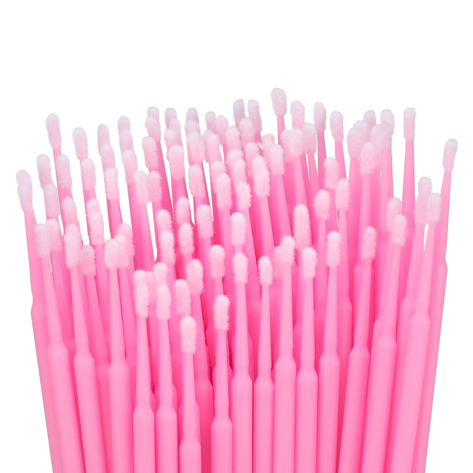 G2PLUS pink micro swabs ideal for manicures and brow details