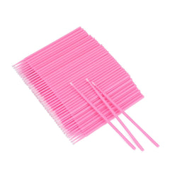 G2PLUS Micro Swabs pink disposable applicators for precise makeup touch-ups