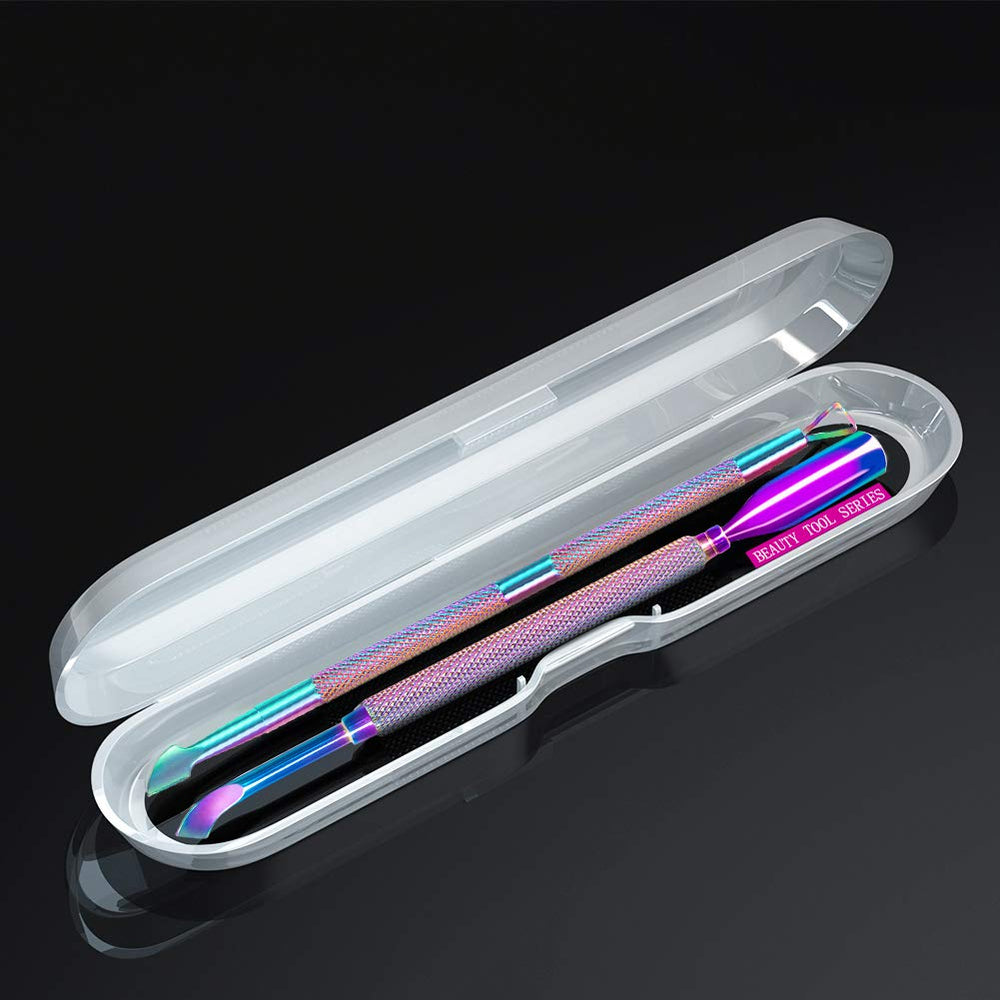 GA&EN curved-blade head cleans residue along the cuticle line