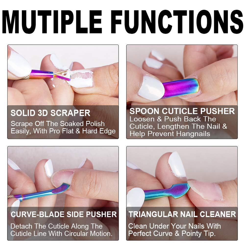 GA&EN cuticle pusher spoon head for gentle cuticle prep