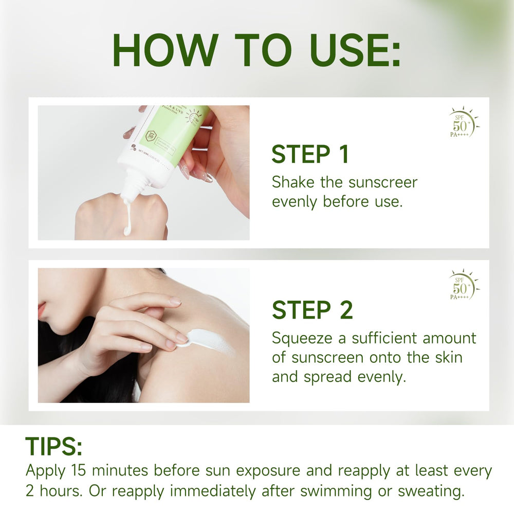 Gaayou Centella Sunscreen tested for sensitive skin friendliness and lightweight feel.