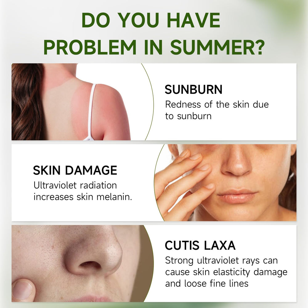 Gaayou Centella Sunscreen bottle emphasizes water resistance for workouts and hikes.