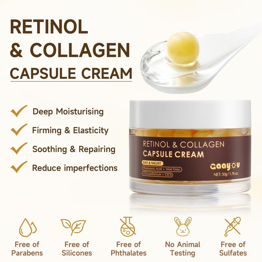 Gaayou non greasy lightweight texture on skin during day and night routine.