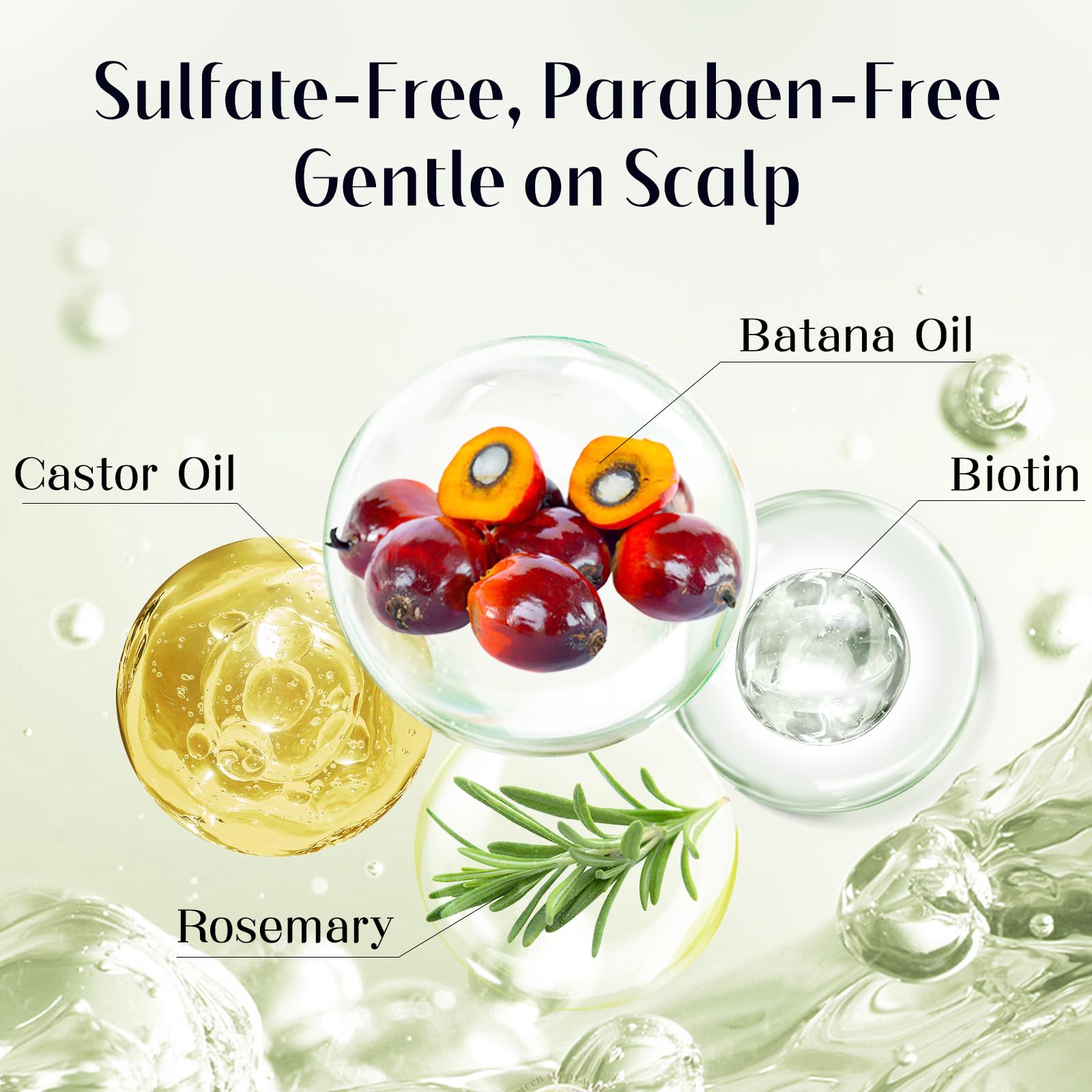 Gaayou Batana Oil warmed in hands for easy scalp massage