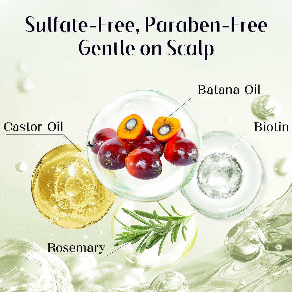 Gaayou Batana Oil warmed in hands for easy scalp massage