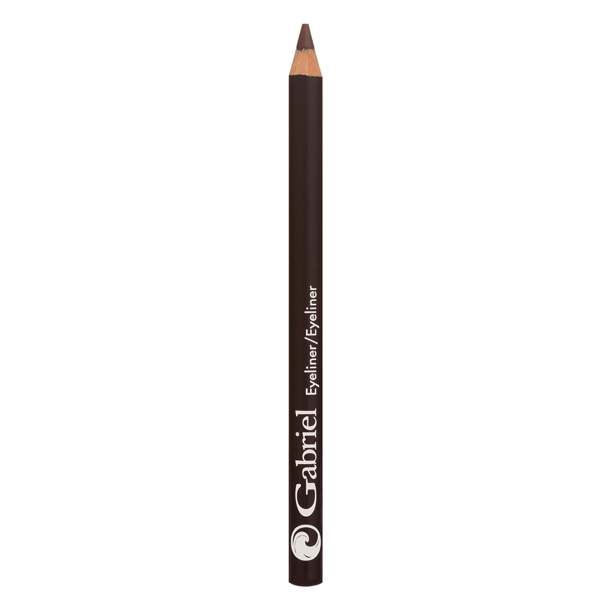 Gabriel Cosmetics brown eyeliner swatch on hand shows pigment payoff