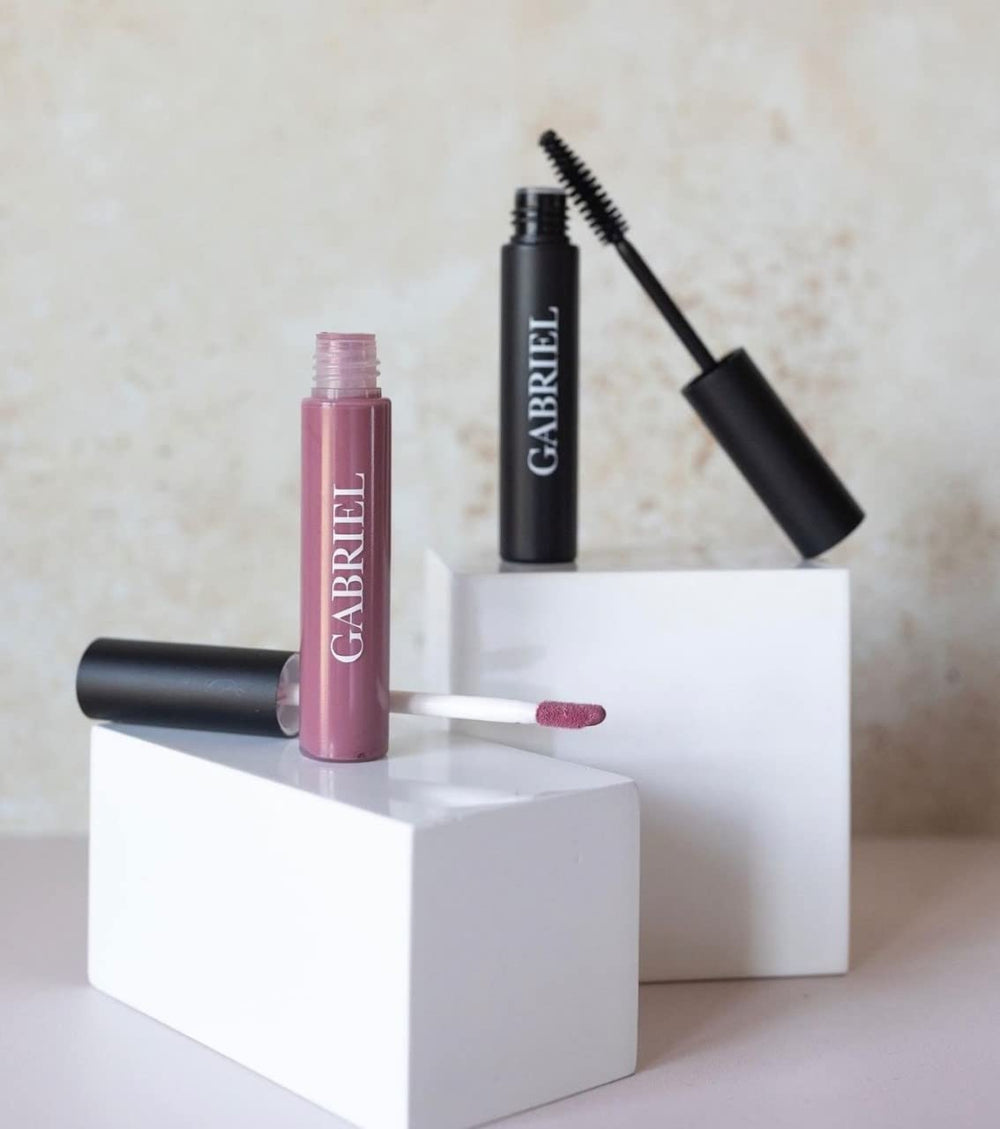 Gabriel Cosmetics Mascara vegan cruelty-free label on packaging.
