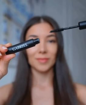 Gabriel Cosmetics Mascara water-resistant swatch for all-day wear.