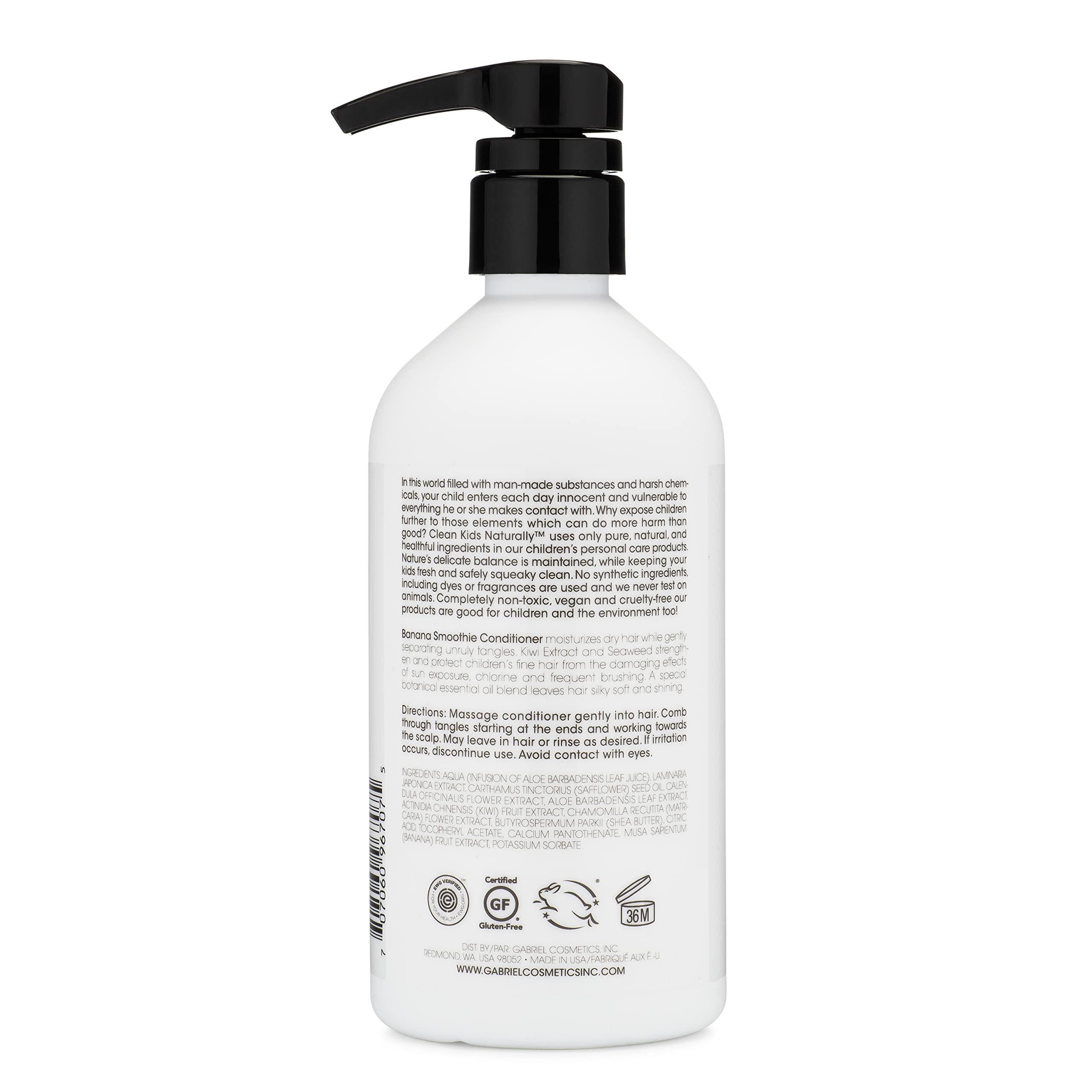 Seaweed extract imagery for Gabriel Cosmetics conditioner emphasizing protective conditioning.
