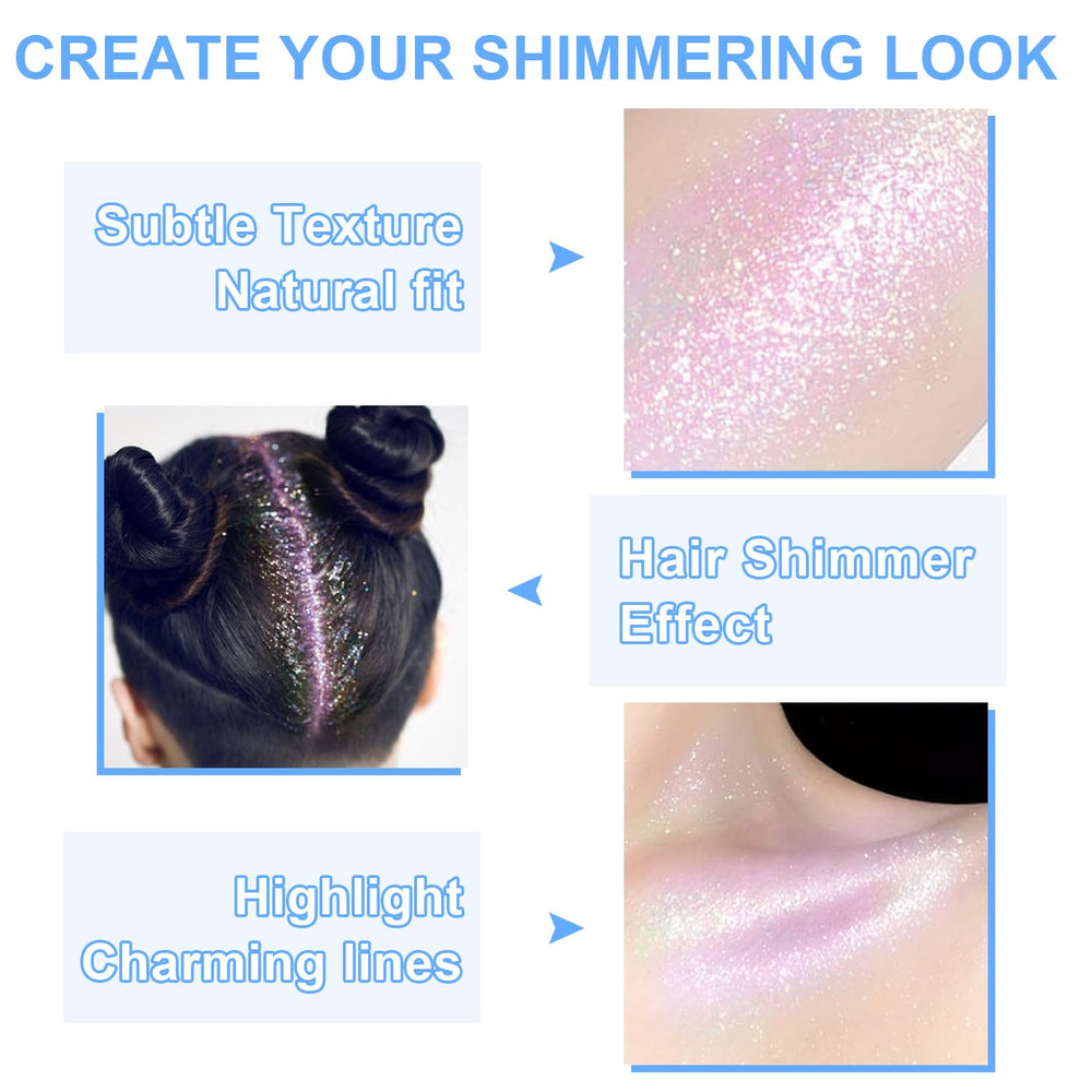 GADMLURY Glitter on clothes adds festival sparkle to outfits.