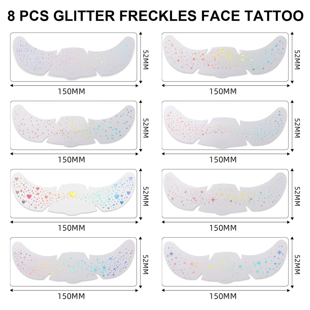 GADMLURY shimmering patches offer quick sparkle without heavy makeup.