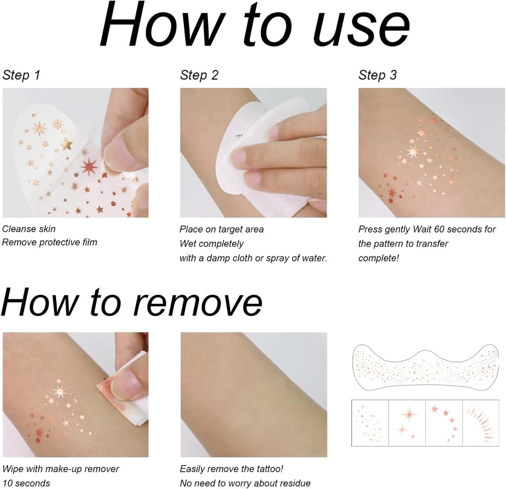 GADMLURY pecas brillo plata fáciles de quitar con aceite común.