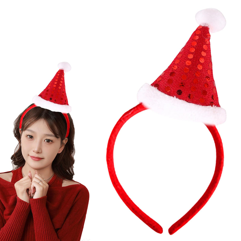 Gaduupa red Christmas headband versatile for celebrations and gifts.