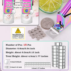 GA&EN Chameleon magnet sizers arranged for quick, even nail tips at home or in salon.