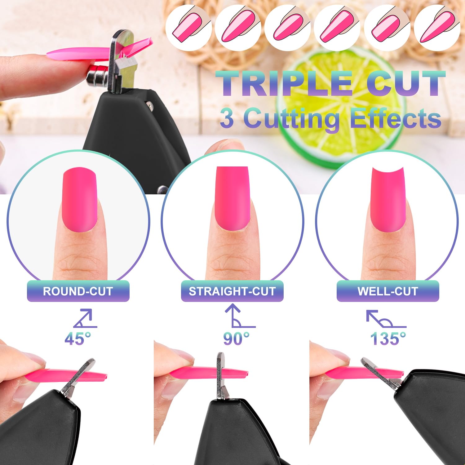 GA&EN clipper with sharp blade and safe edge for smooth acrylic cuts