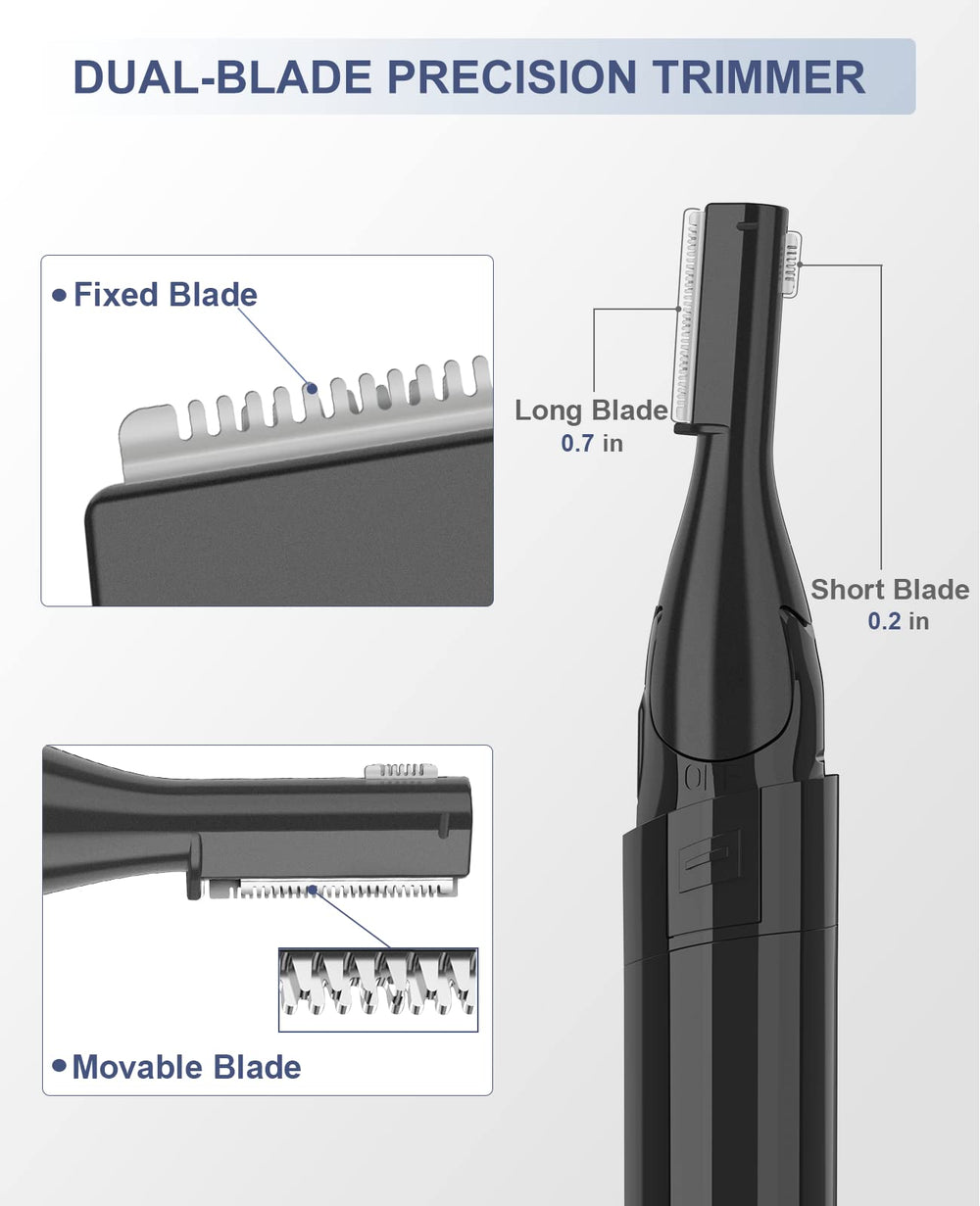 GAERUO Electric Eyebrow Trimmer with battery included for cordless convenience