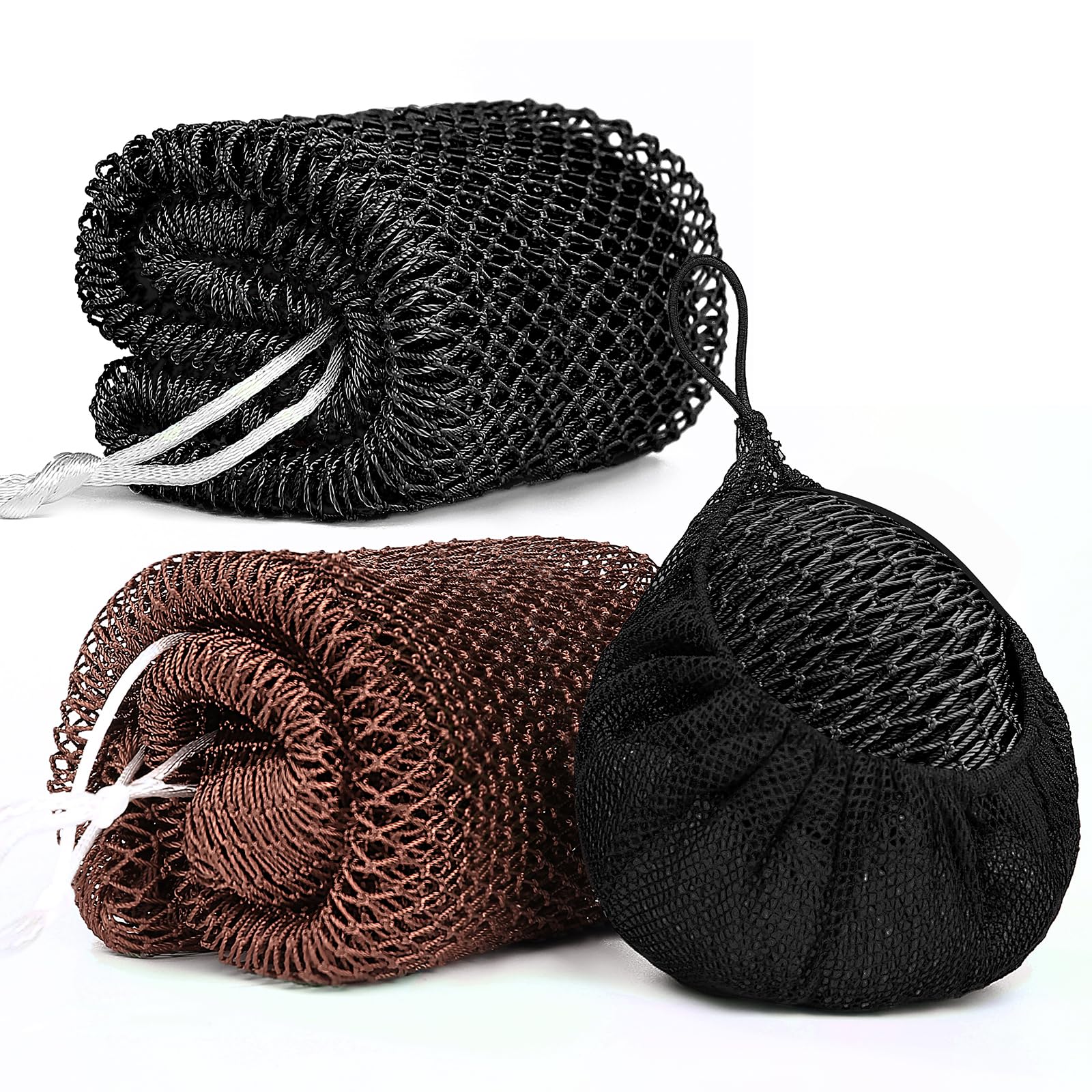 Gainlove African net sponge 45inch reach back for easy back cleansing and reach