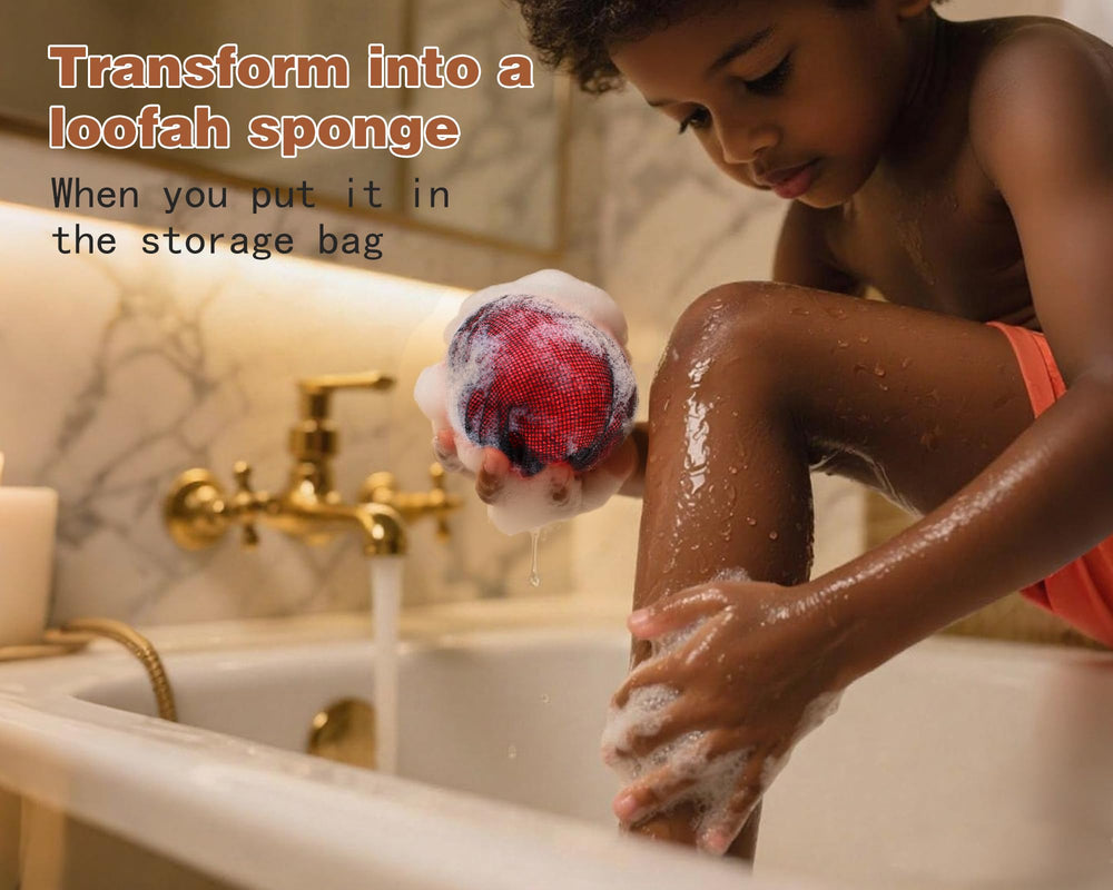 Gainlove African net sponge secure-grip rope ensures stable handling