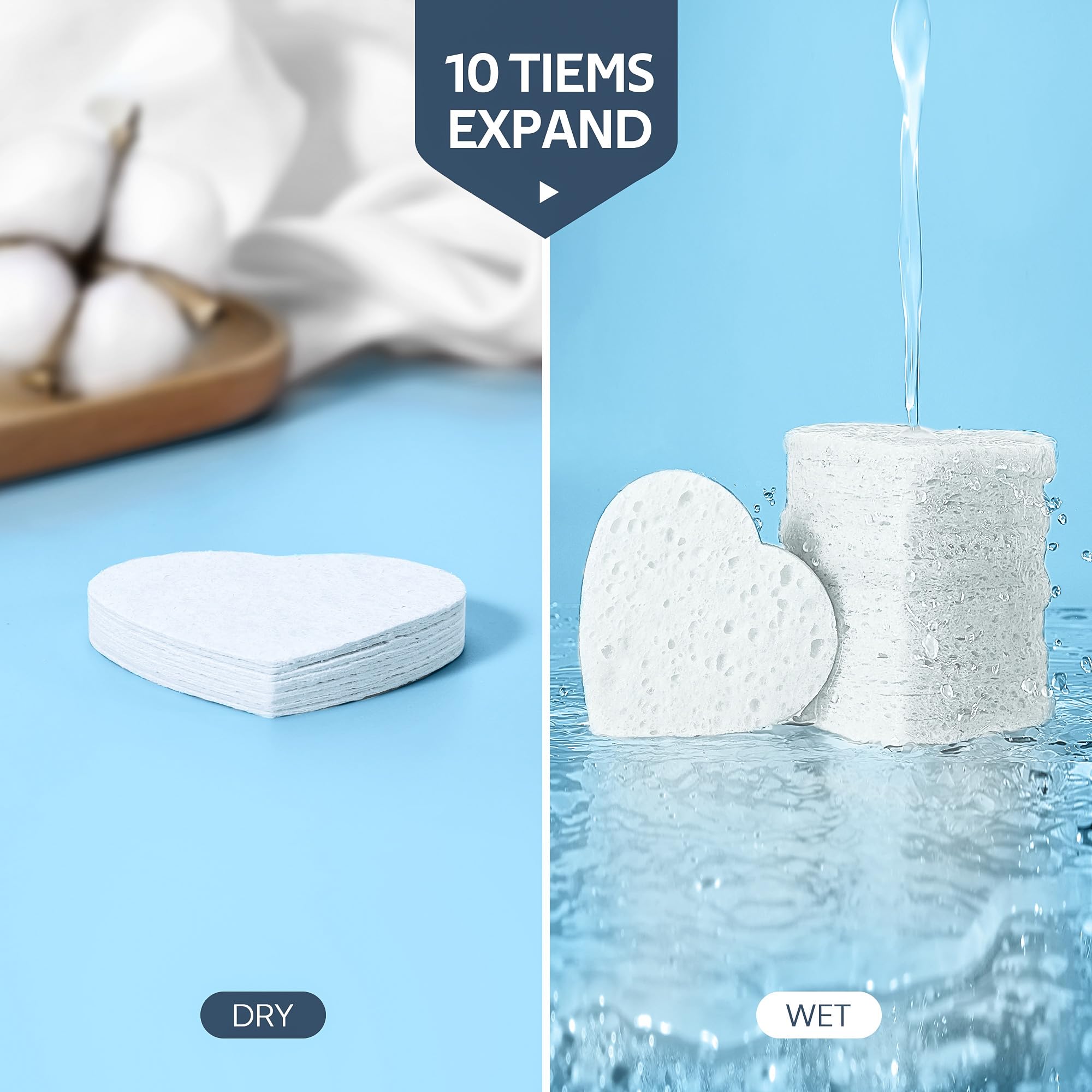 GAINWELL exfoliating sponge demonstrates porous surface for deeper cleanse