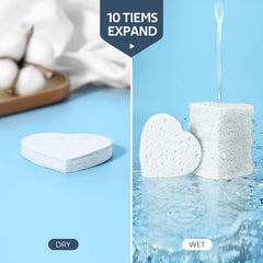 GAINWELL exfoliating sponge demonstrates porous surface for deeper cleanse