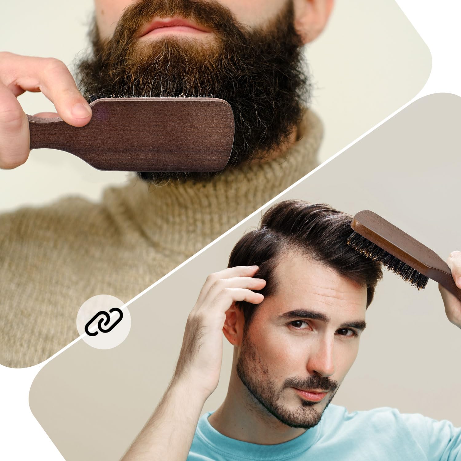 GAINWELL dry and wet use hair brush supports versatile styling routines.