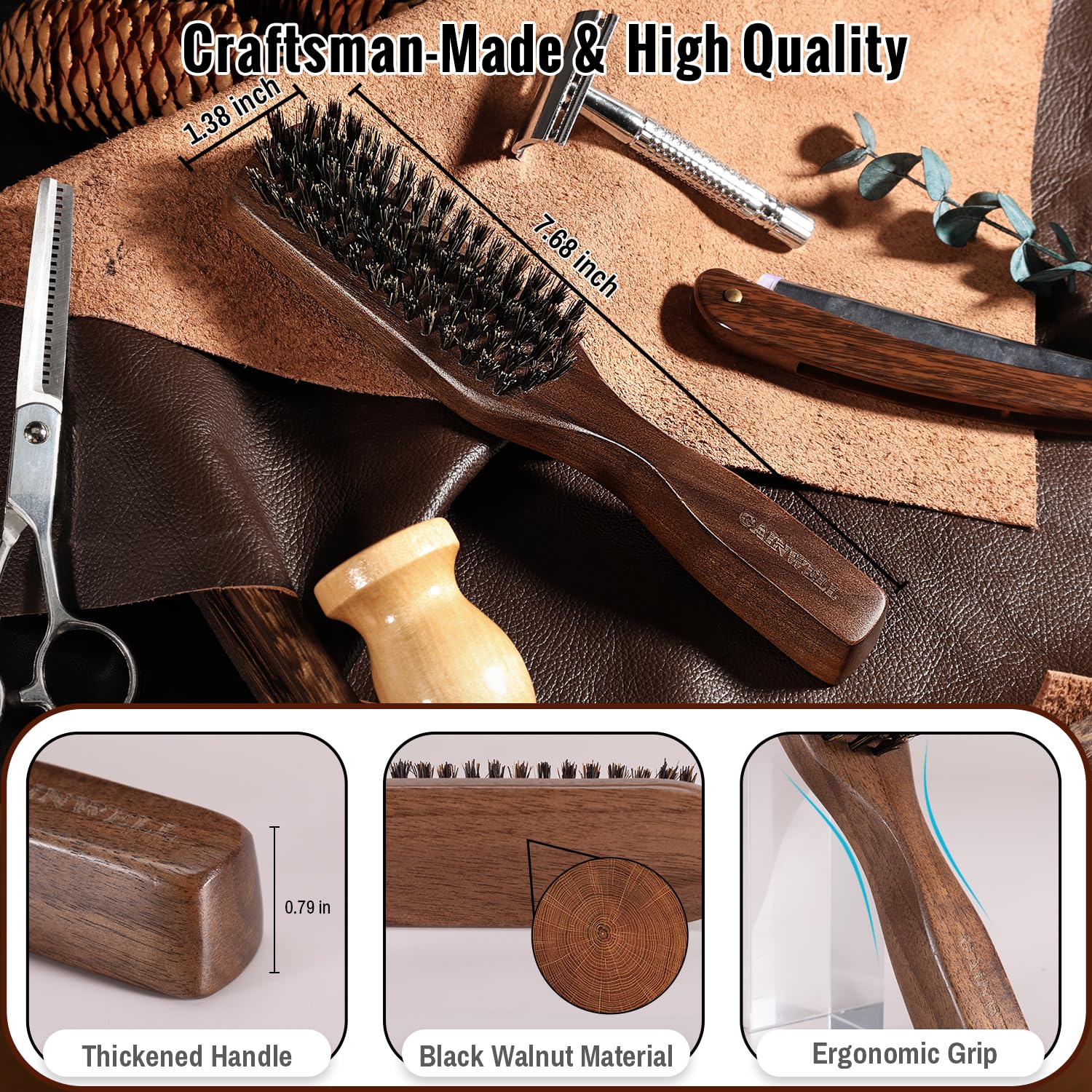 GAINWELL brush ready for wet or dry use in styling routine