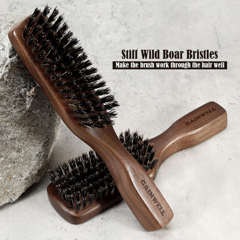 GAINWELL slick-back hair brushing in use for a polished, confident look.