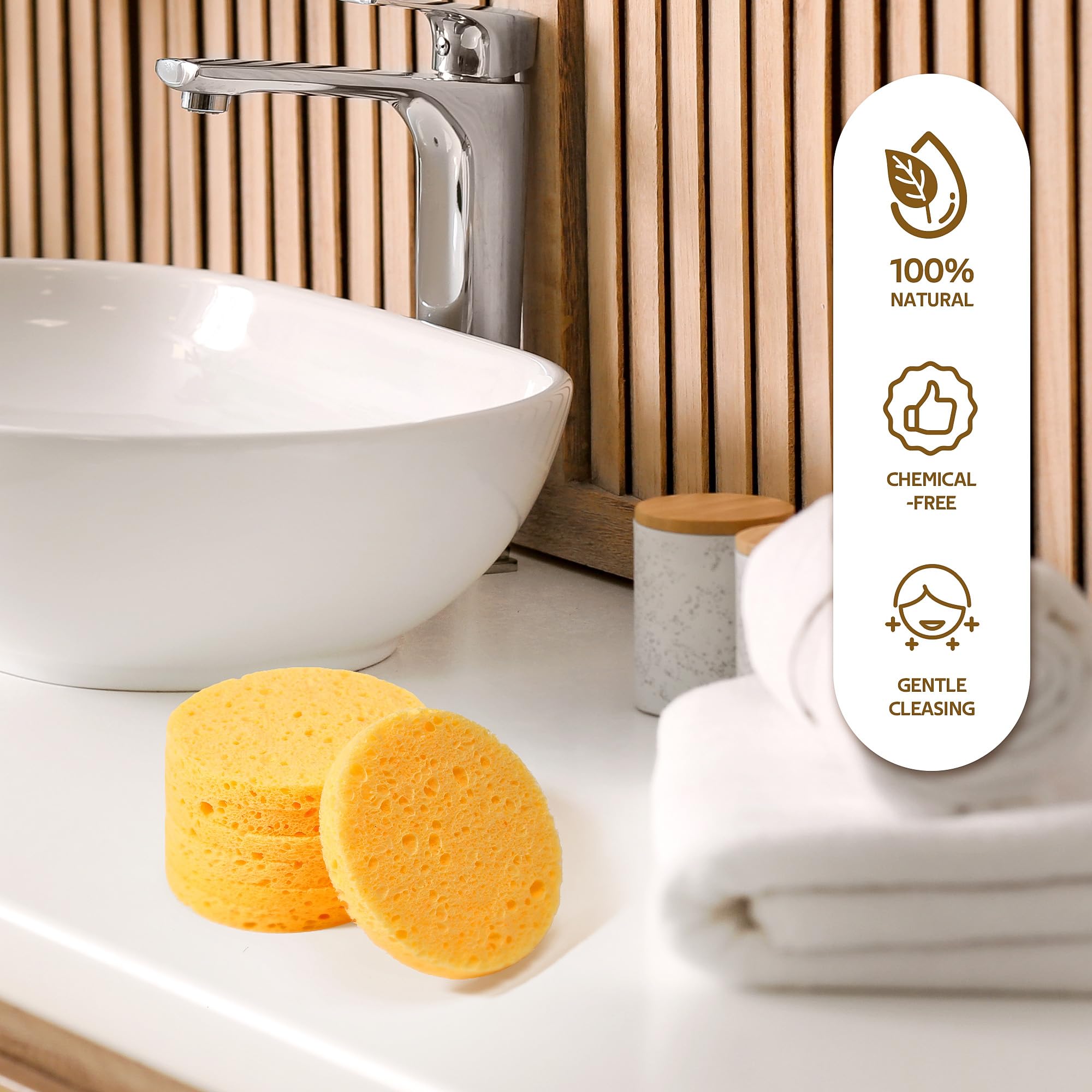 Gainwell sponges packaging illustrates tidy storage and reuse
