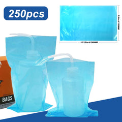 Gakonp wash bottle bags bulk 250-piece pack for studios