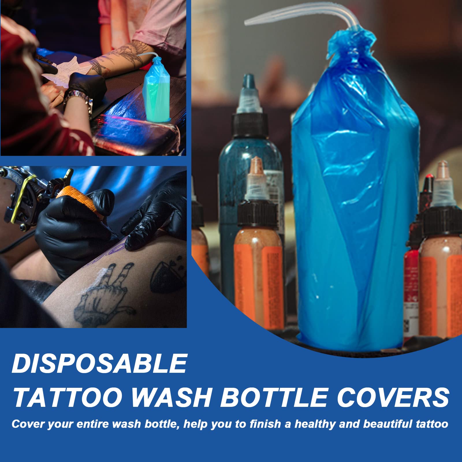 Gakonp wash bottle bags are single-use sleeves for hygienic cleanup