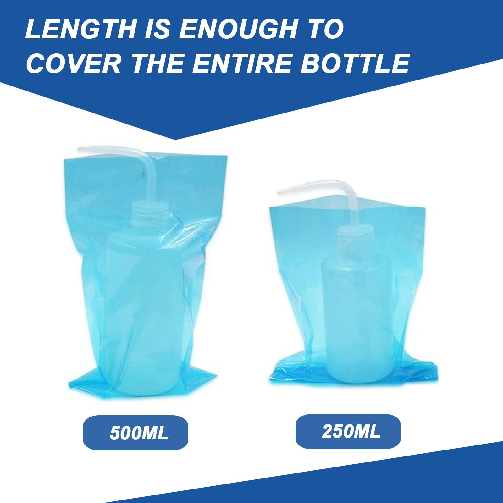 Gakonp wash bottle bags made from durable polyethylene material