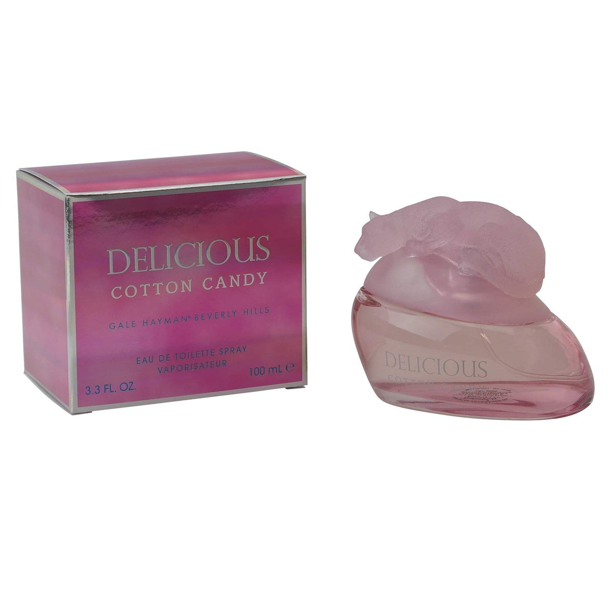 Gale Hayman Delicious Cotton Candy bottle showcases playful daytime wear