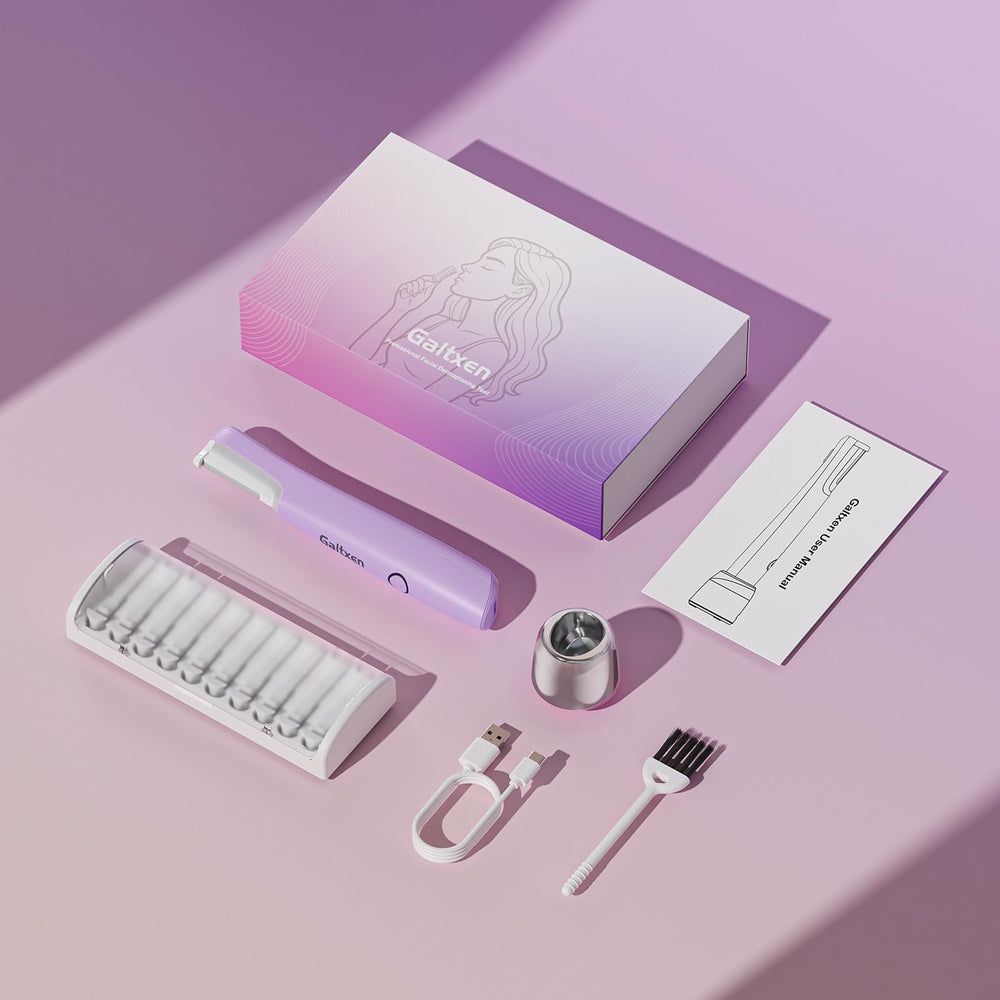Galtxen safety-focused blades and hygiene emphasis for gentle exfoliation