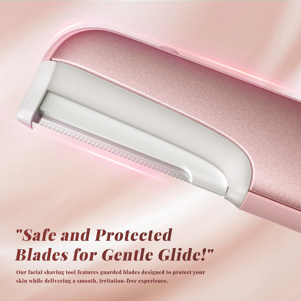 Galtxen pink dermaplaning tool travel-ready design for on the go skincare