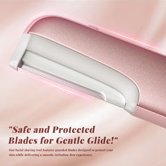 Galtxen pink dermaplaning tool travel-ready design for on the go skincare