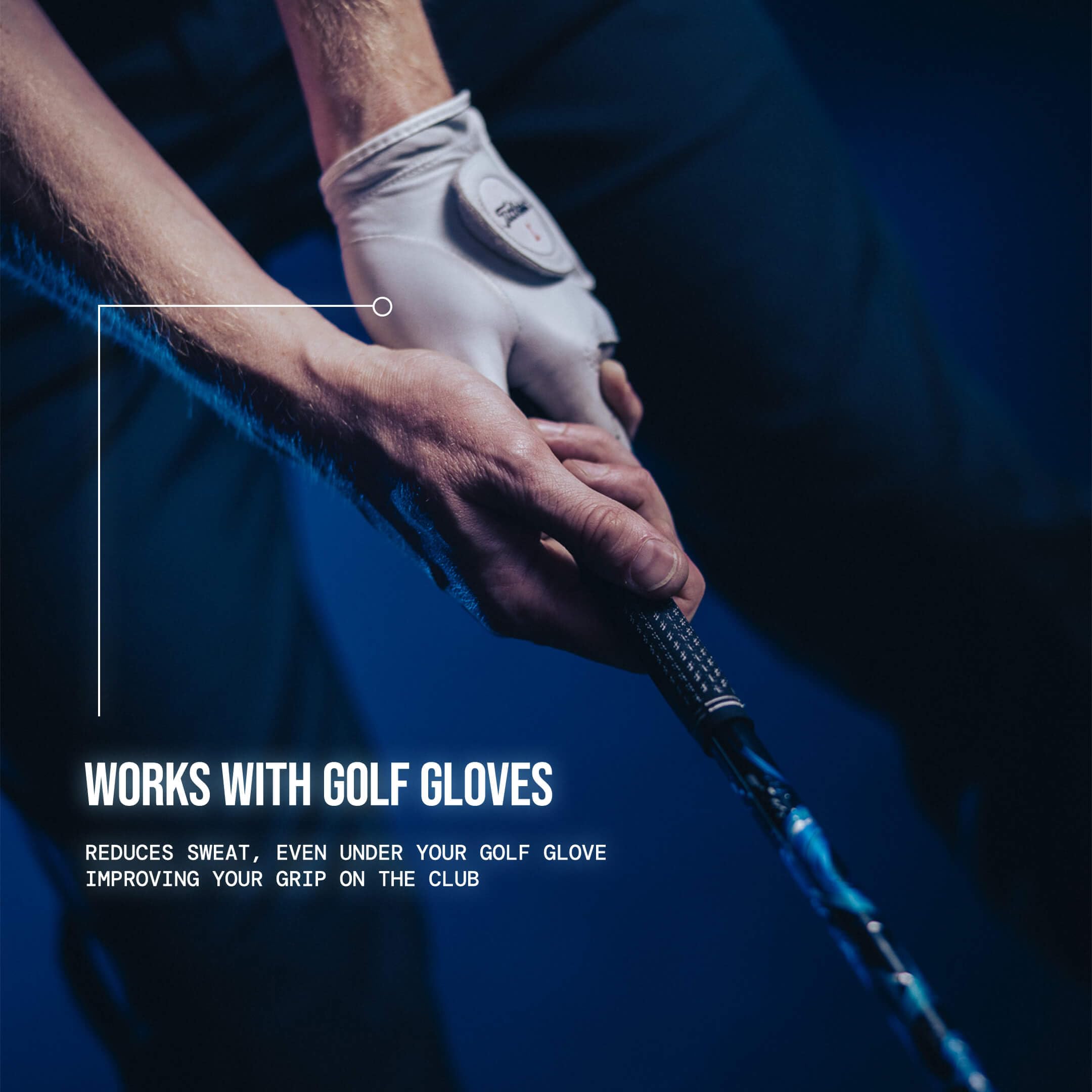 Gamer Grip all-day dry hands for confident performance.