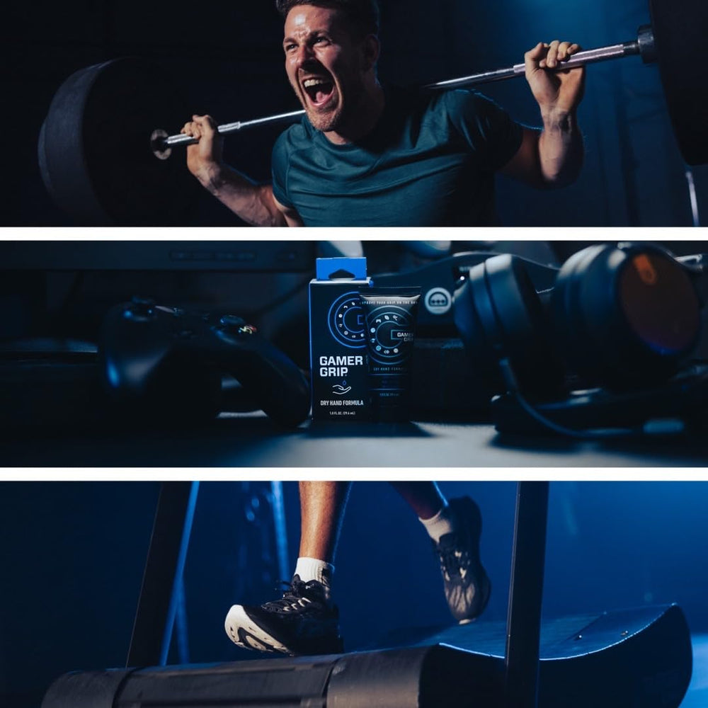 Gamer Grip anti-sweat feet keeps you dry during workouts.