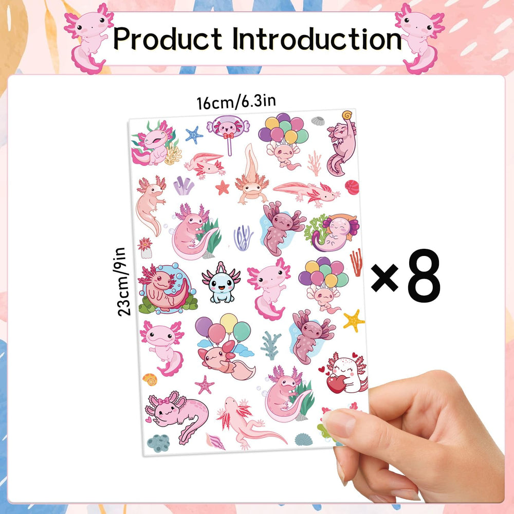 Gameza axolotl tattoos patterns closeup displaying diverse cute options.
