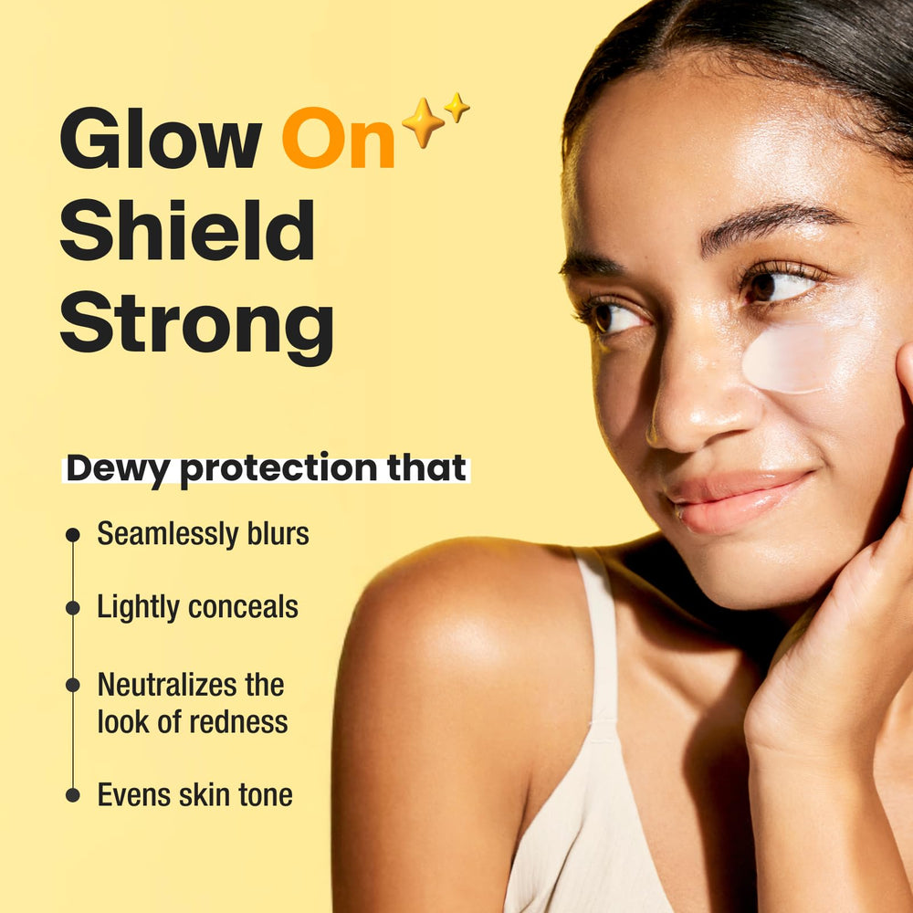 GANGNAM GLOW Day Shield texture closeup captures silky, quick-absorbing finish.