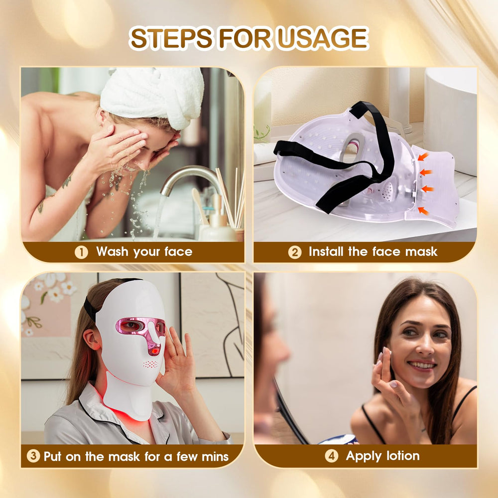GANOEL 7-color LED therapy kit as a thoughtful personal care gift