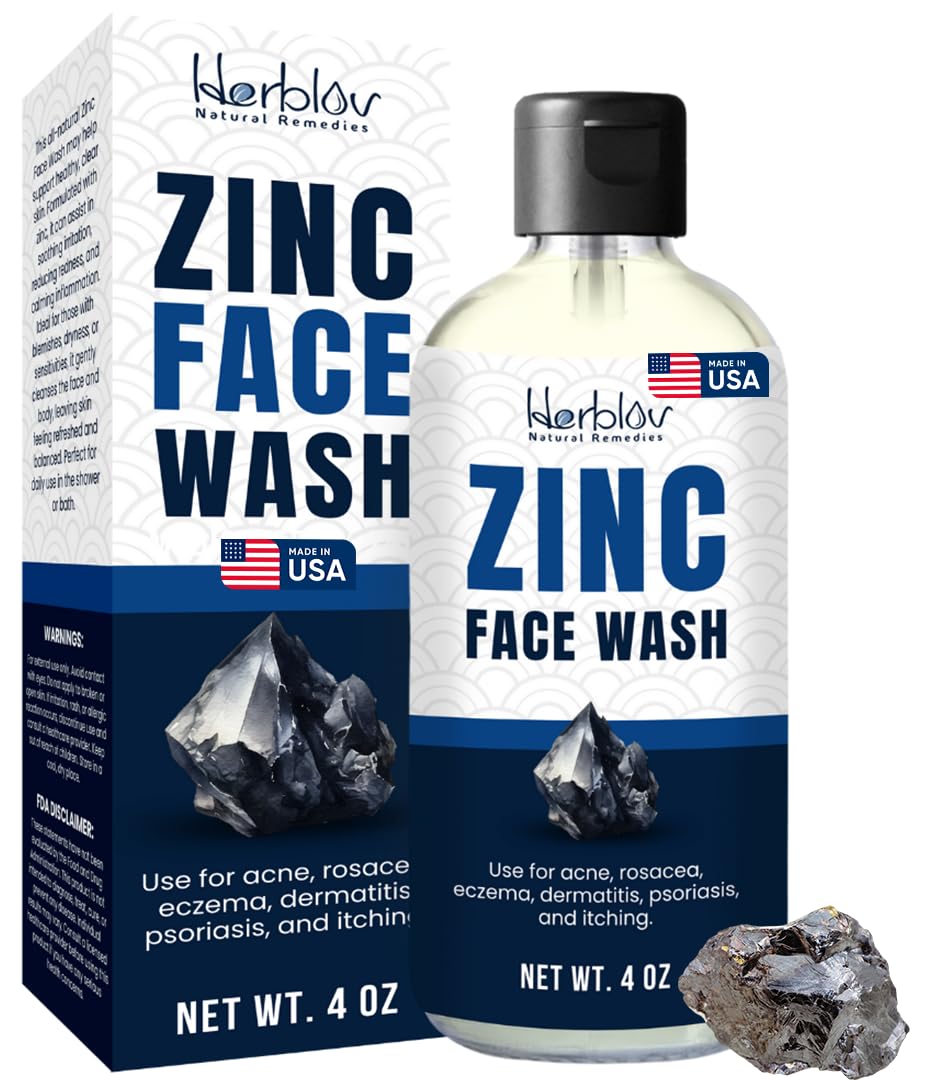 Ganskin Pyrithione Zinc Face Wash bottle with rich cleansing lather for soothing skin