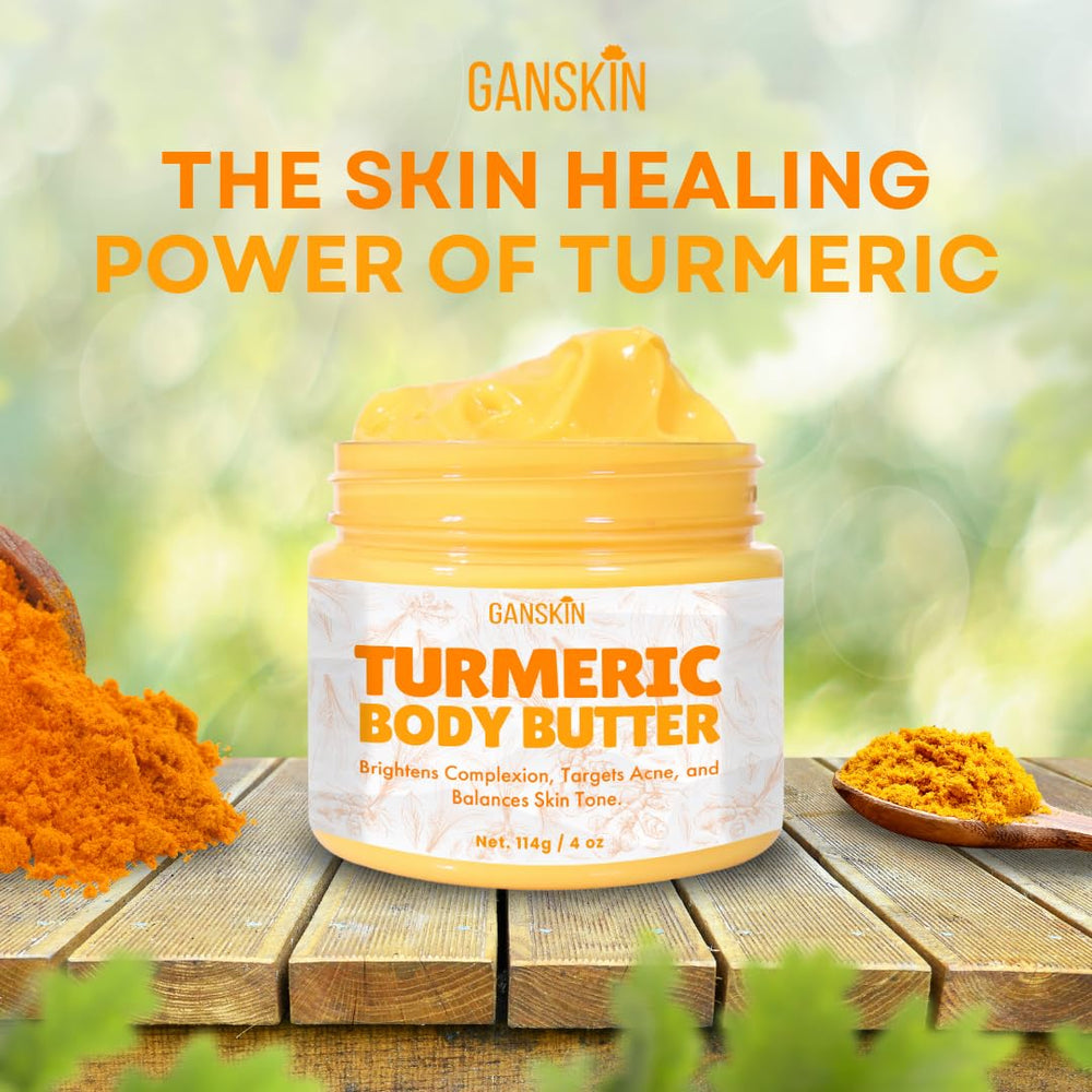 Ganskin turmeric face cream swirl texture highlights brightening daily routine