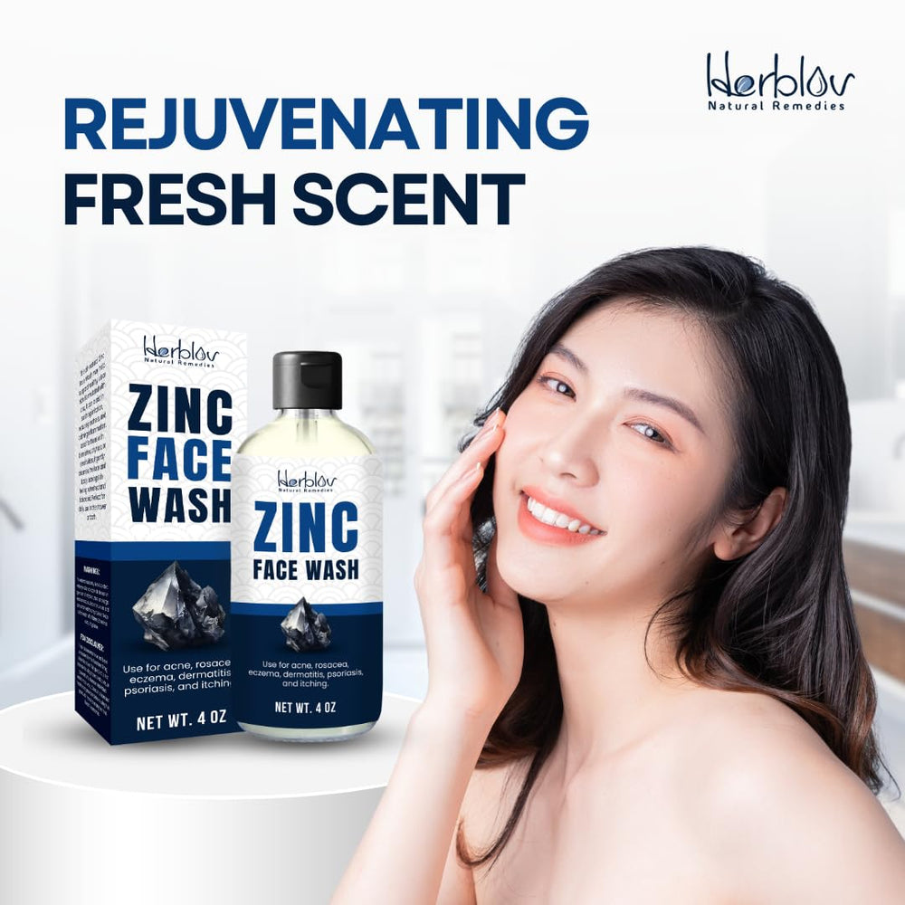Ganskin Zinc Cleanser close-up lather highlighting cleansing and soothing use
