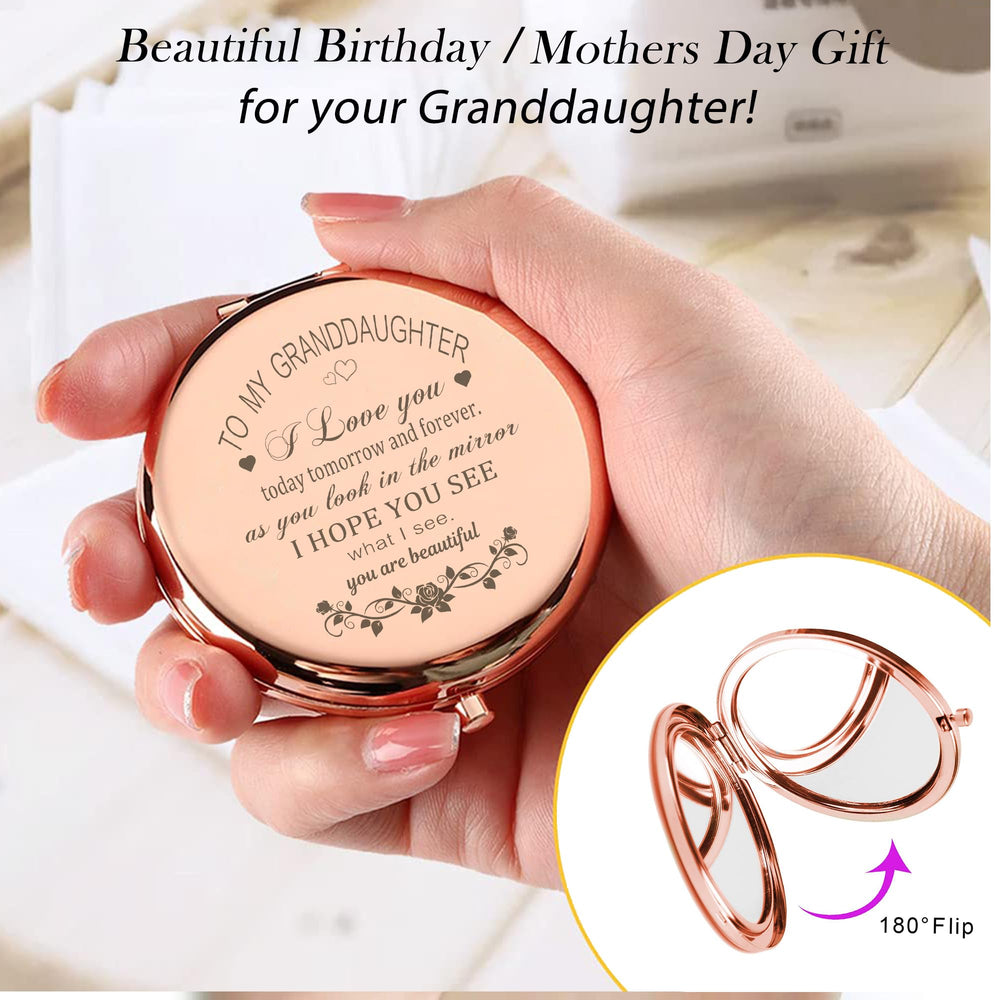 GAOLZIUY engraved message granddaughter reminder of love.