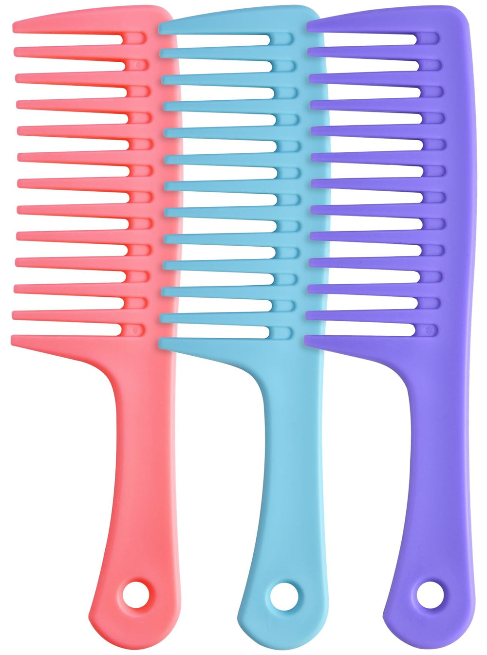 GAONSWOE wide-tooth comb closeup for gentle detangling with less breakage