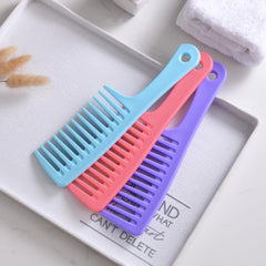 GAONSWOE wide-tooth comb curly-hair usage highlights easy styling for textured curls